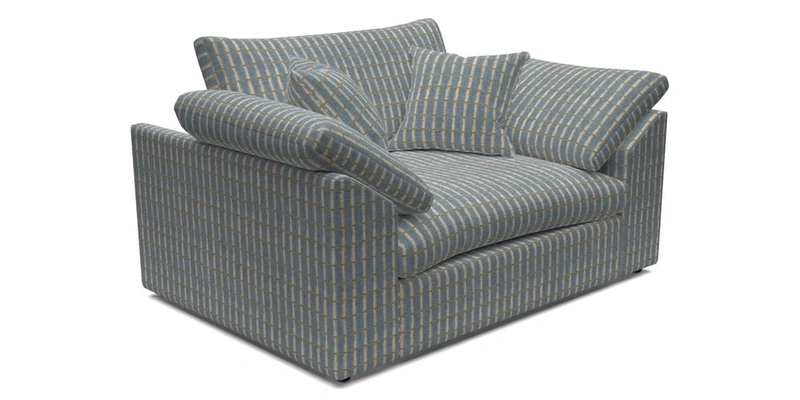 Big Softie Sloped Arm Snuggler in Two Tone Plain Biscuit