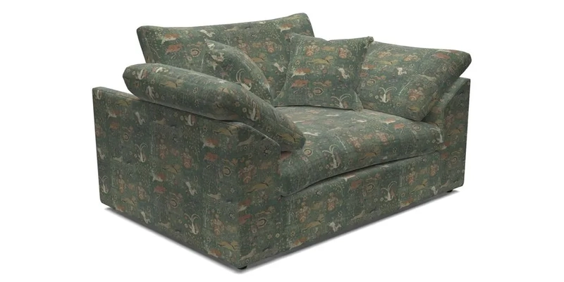 Big Softie Sloped Arm Snuggler in Two Tone Plain Biscuit