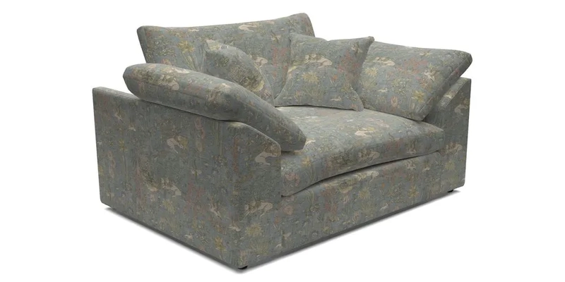 Big Softie Sloped Arm Snuggler in Two Tone Plain Biscuit