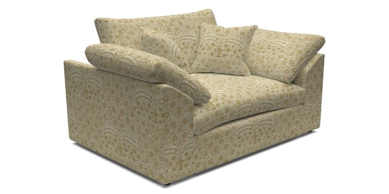 Big Softie Sloped Arm Snuggler in Two Tone Plain Biscuit