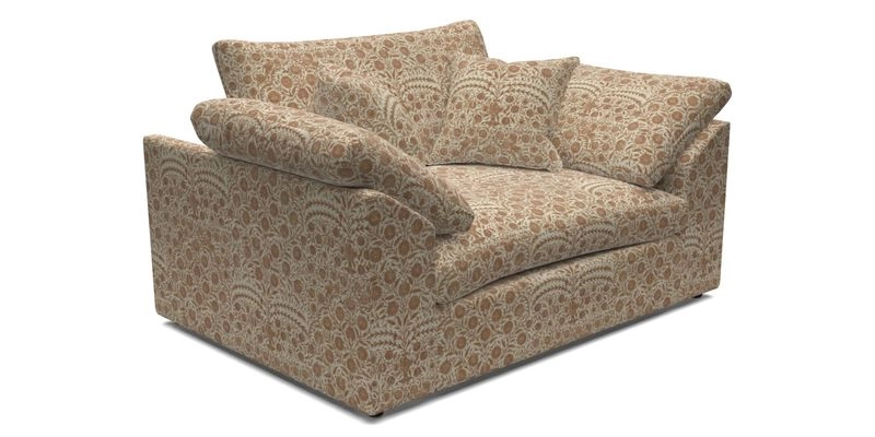 Big Softie Sloped Arm Snuggler in Two Tone Plain Biscuit