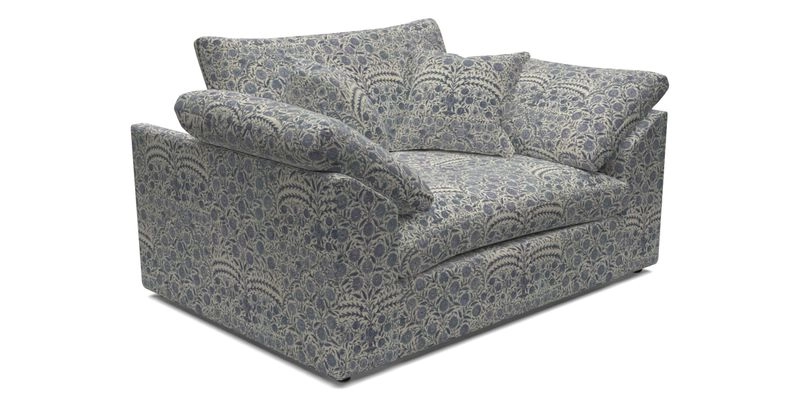 Big Softie Sloped Arm Snuggler in Two Tone Plain Biscuit