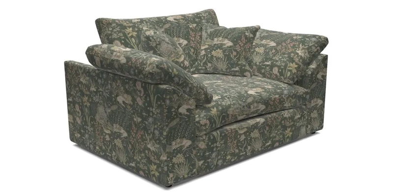 Big Softie Sloped Arm Snuggler in Two Tone Plain Biscuit