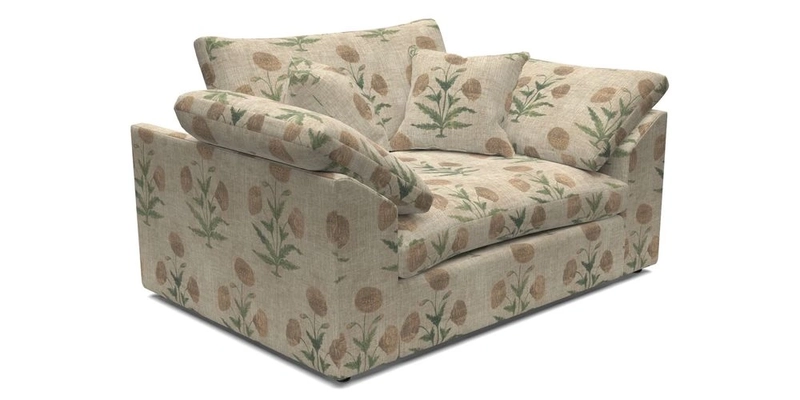 Big Softie Sloped Arm Snuggler in Two Tone Plain Biscuit