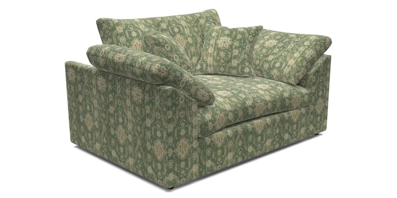 Big Softie Sloped Arm Snuggler in Two Tone Plain Biscuit