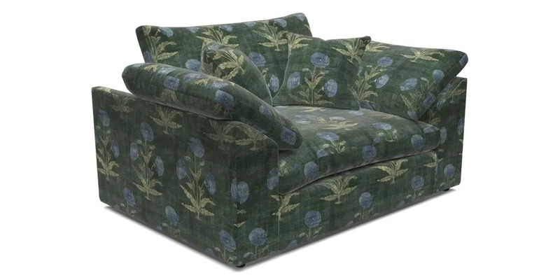 Big Softie Sloped Arm Snuggler in Two Tone Plain Biscuit