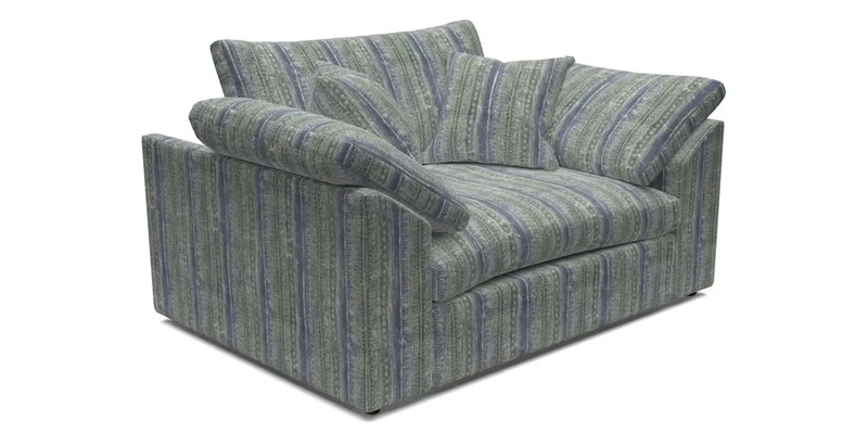 Big Softie Sloped Arm Snuggler in Two Tone Plain Biscuit