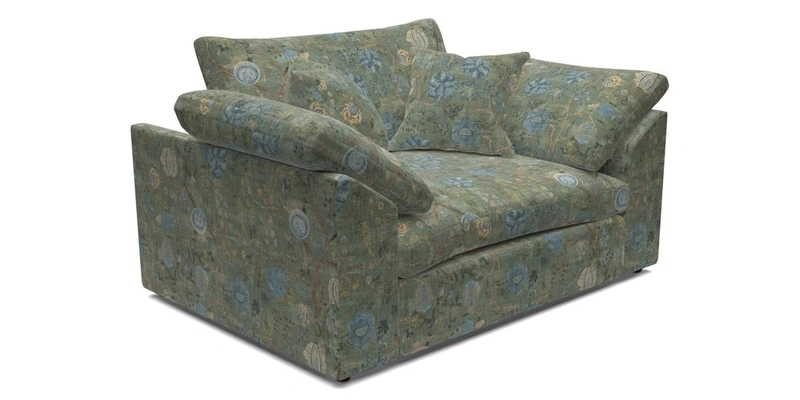 Big Softie Sloped Arm Snuggler in Two Tone Plain Biscuit