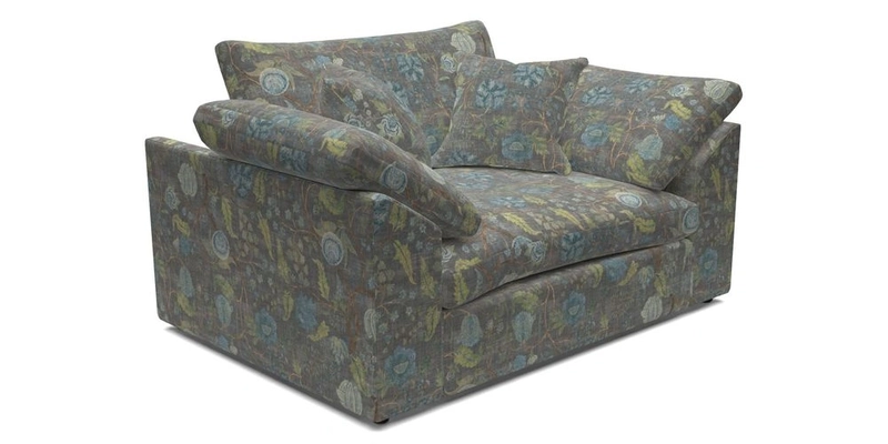 Big Softie Sloped Arm Snuggler in Two Tone Plain Biscuit