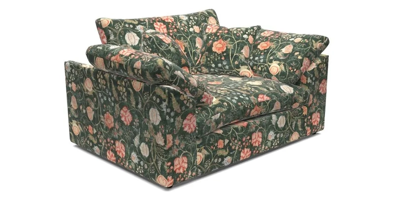 Big Softie Sloped Arm Snuggler in Two Tone Plain Biscuit