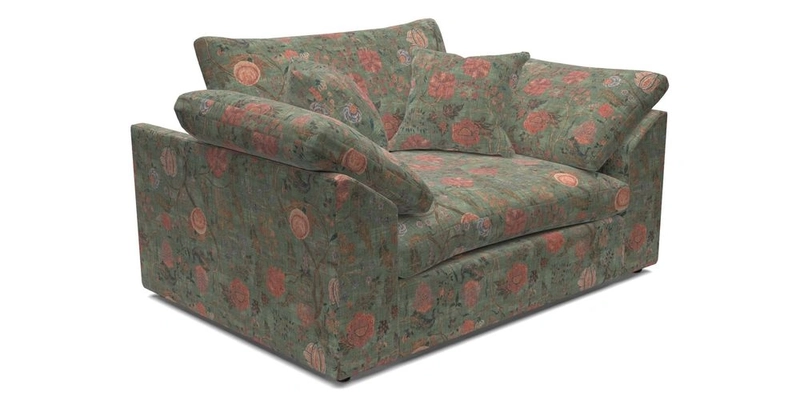 Big Softie Sloped Arm Snuggler in Two Tone Plain Biscuit