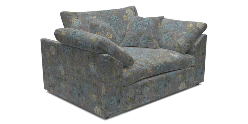 Big Softie Sloped Arm Snuggler in Two Tone Plain Biscuit