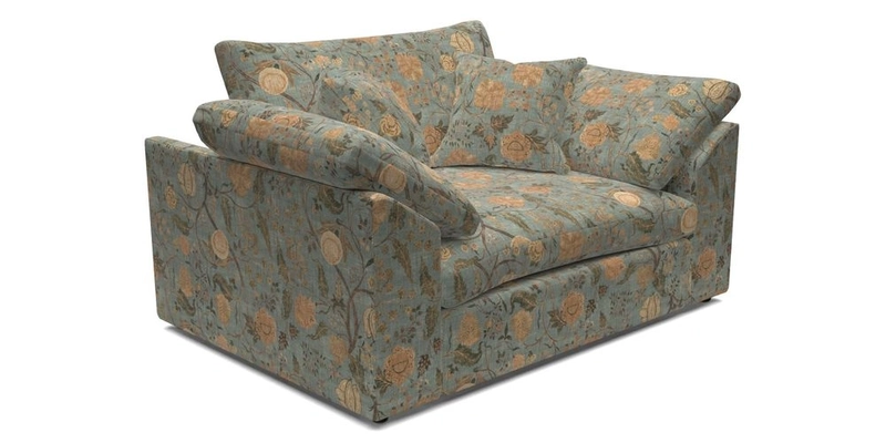 Big Softie Sloped Arm Snuggler in Two Tone Plain Biscuit