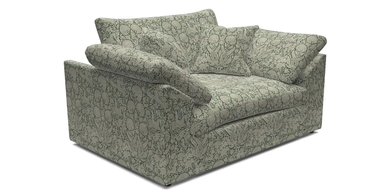 Big Softie Sloped Arm Snuggler in Two Tone Plain Biscuit