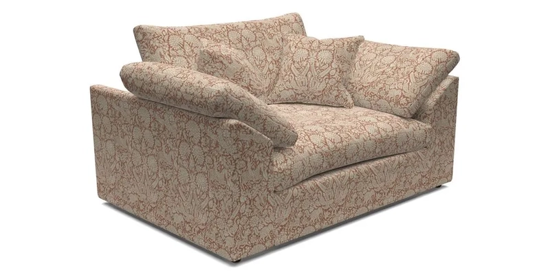 Big Softie Sloped Arm Snuggler in Two Tone Plain Biscuit