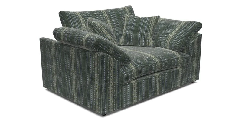 Big Softie Sloped Arm Snuggler in Two Tone Plain Biscuit