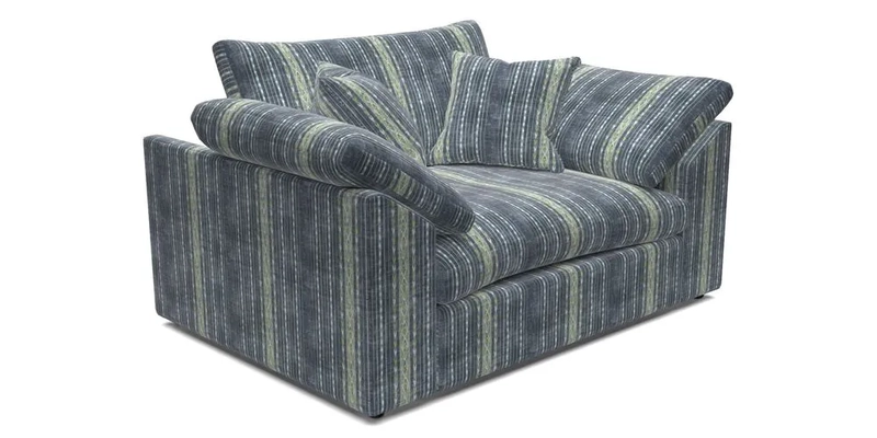 Big Softie Sloped Arm Snuggler in Two Tone Plain Biscuit