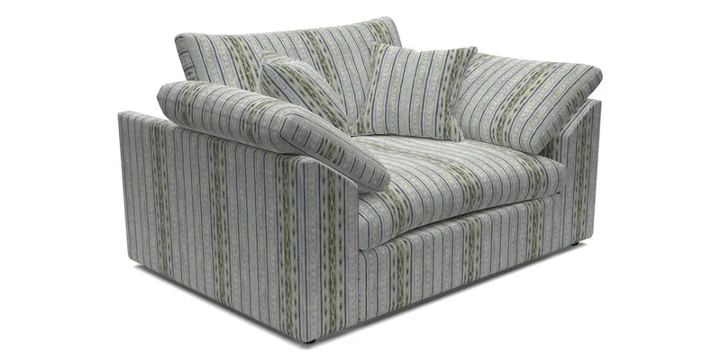 Big Softie Sloped Arm Snuggler in Two Tone Plain Biscuit