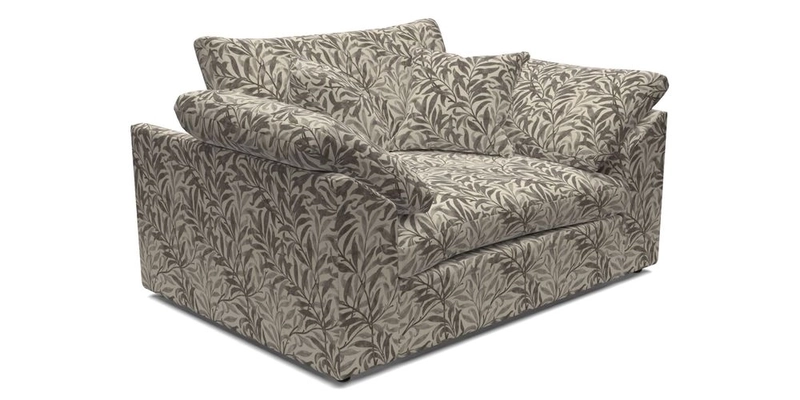 Big Softie Sloped Arm Snuggler in Two Tone Plain Biscuit