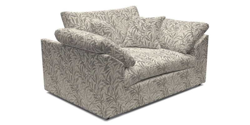 Big Softie Sloped Arm Snuggler in Two Tone Plain Biscuit