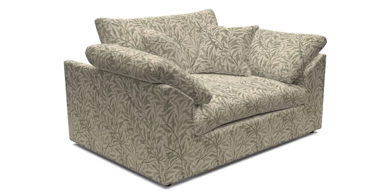 Big Softie Sloped Arm Snuggler in Two Tone Plain Biscuit