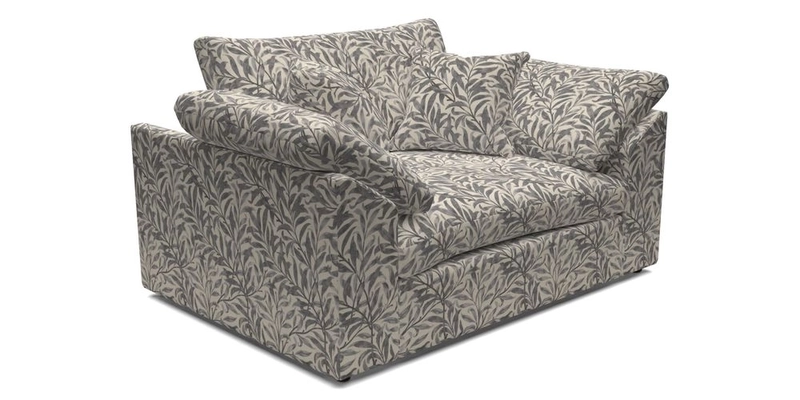 Big Softie Sloped Arm Snuggler in Two Tone Plain Biscuit