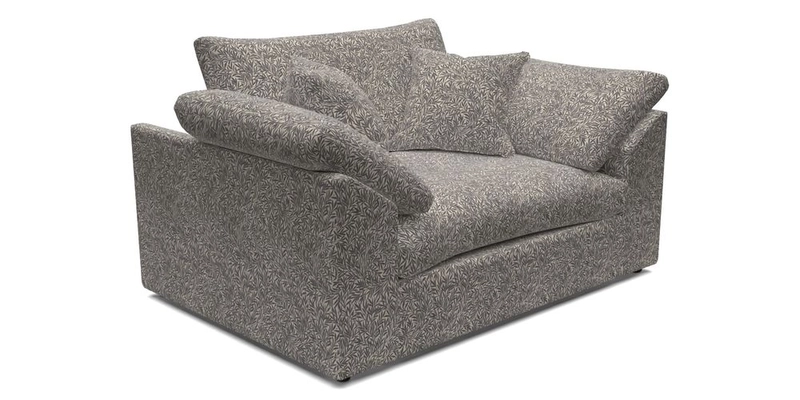 Big Softie Sloped Arm Snuggler in Two Tone Plain Biscuit