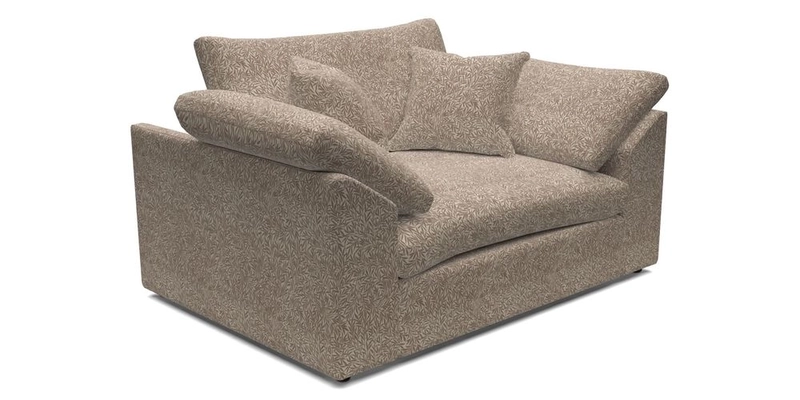 Big Softie Sloped Arm Snuggler in Two Tone Plain Biscuit