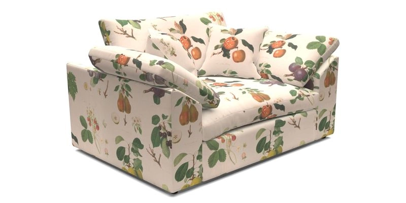 Big Softie Sloped Arm Snuggler in Two Tone Plain Biscuit