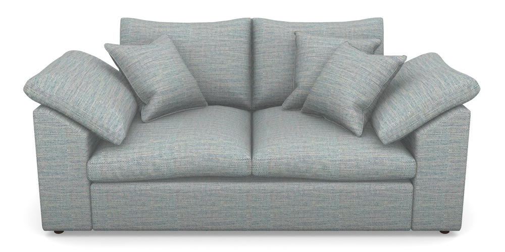 Product photograph of Big Softie Sloped Arm Sloped Arm 2 Seater Sofa In Basket Weave - Blue from Sofas and Stuff Limited