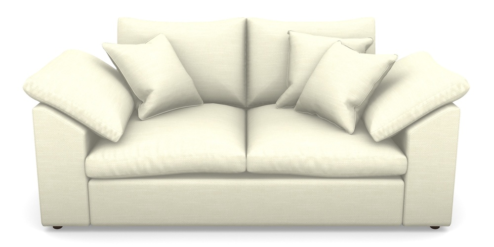 Product photograph of Big Softie Sloped Arm Sloped Arm 2 Seater Sofa In Basket Weave - Cream from Sofas and Stuff Limited