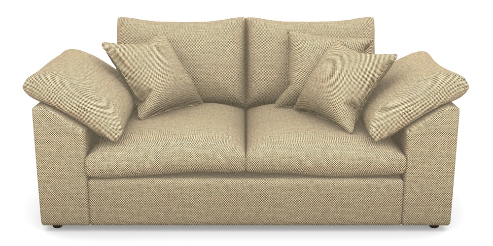 Product photograph of Big Softie Sloped Arm Sloped Arm 2 Seater Sofa In Basket Weave - Ebony from Sofas and Stuff Limited