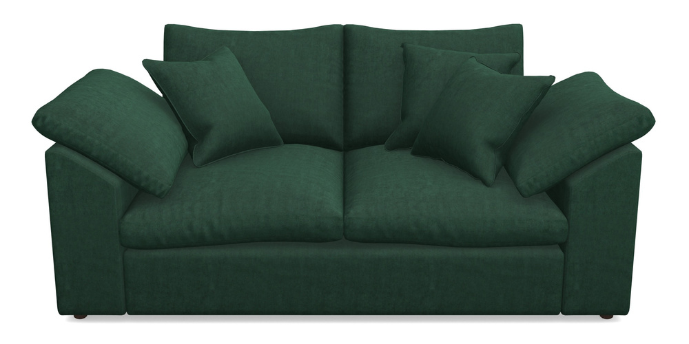 Product photograph of Big Softie Sloped Arm Sloped Arm 2 Seater Sofa In Clever Tough And Eco Velvet - Pine from Sofas and Stuff Limited