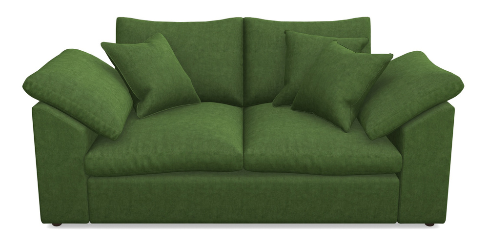 Product photograph of Big Softie Sloped Arm Sloped Arm 2 Seater Sofa In Clever Tough And Eco Velvet - Shamrock from Sofas and Stuff Limited