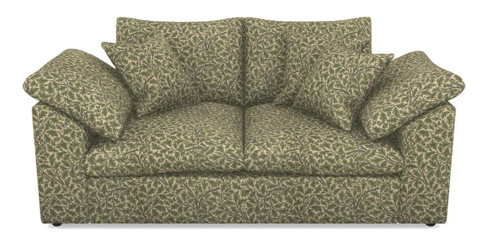 Product photograph of Big Softie Sloped Arm Sloped Arm 2 Seater Sofa In V A Drawn From Nature Collection - Oak Tree - Light Green from Sofas and Stuff Limited