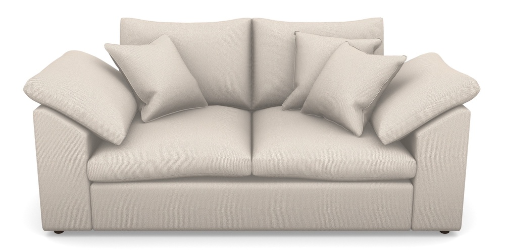 Product photograph of Big Softie Sloped Arm Sloped Arm 2 Seater Sofa In Two Tone Plain - Biscuit from Sofas and Stuff Limited