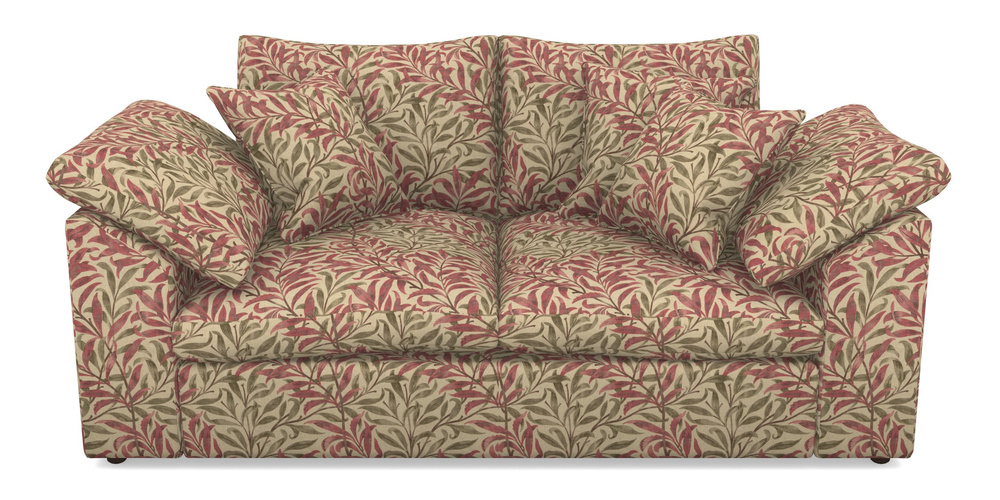 Product photograph of Big Softie Sloped Arm Sloped Arm 2 Seater Sofa In V A Drawn From Nature - Willow Bough Large - Red from Sofas and Stuff Limited