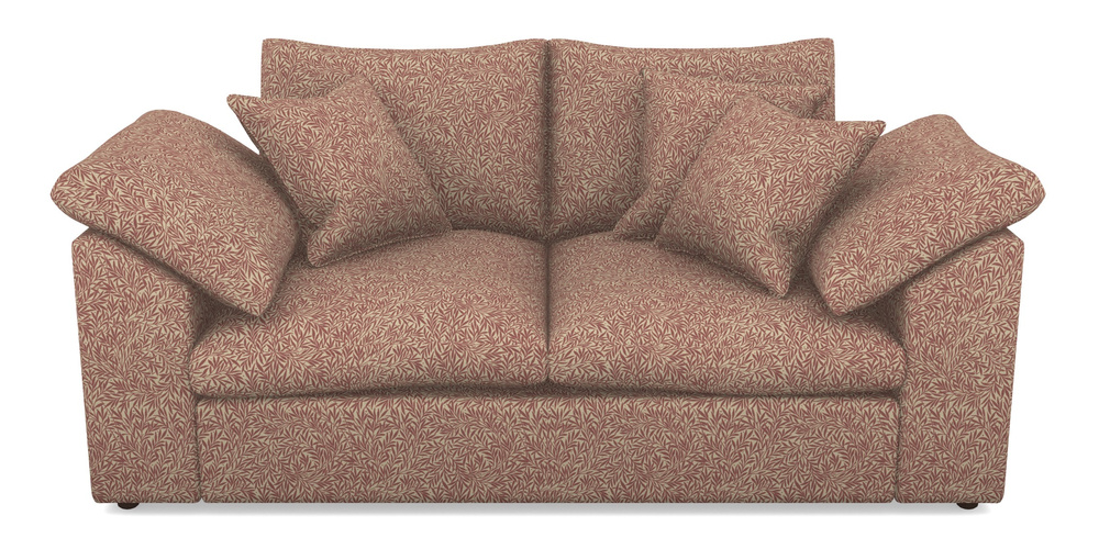 Product photograph of Big Softie Sloped Arm Sloped Arm 2 Seater Sofa In V A Drawn From Nature Collection - Willow - Red from Sofas and Stuff Limited