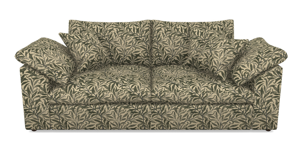 Product photograph of Big Softie Sloped Arm Sloped Arm 3 Seater Sofa In V A Drawn From Nature - Willow Bough Large - Dark Green from Sofas and Stuff Limited