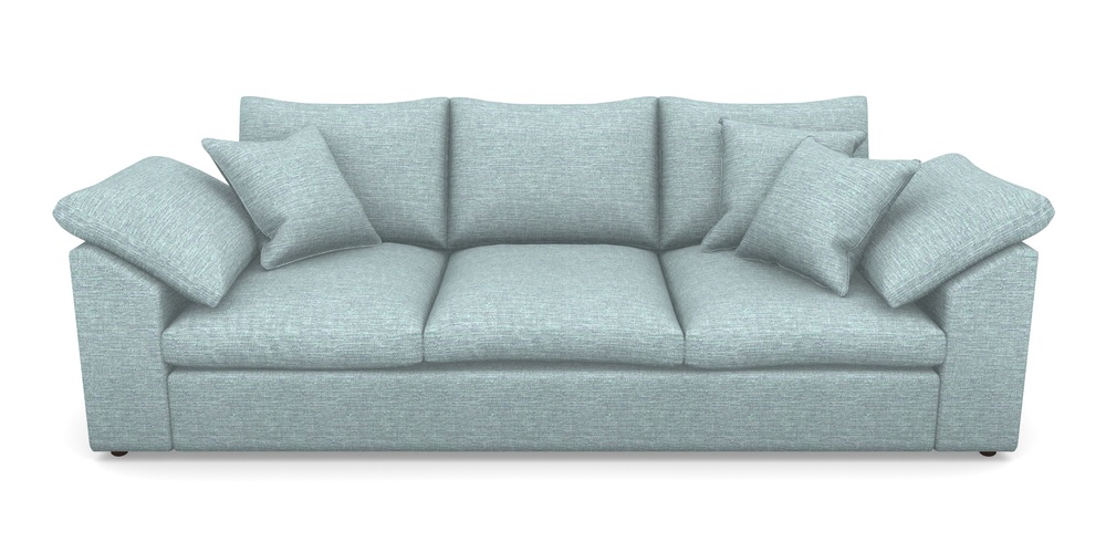 Product photograph of Big Softie Sloped Arm Sloped Arm 4 Seater Sofa In Aqua Clean Hove - Duck Egg from Sofas and Stuff Limited