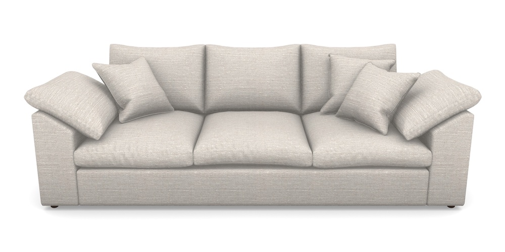 Product photograph of Big Softie Sloped Arm Sloped Arm 4 Seater Sofa In Brussels Linen - Linen from Sofas and Stuff Limited