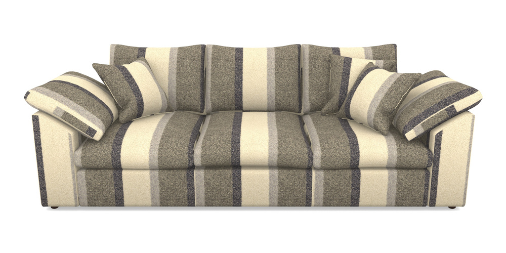 Product photograph of Big Softie Sloped Arm Sloped Arm 4 Seater Sofa In Cloth 22 Weaves - Cedar Breaks - Chalk from Sofas and Stuff Limited