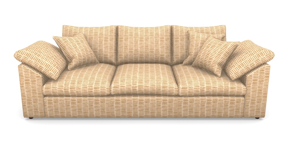 Product photograph of Big Softie Sloped Arm Sloped Arm 4 Seater Sofa In Cloth 18 - Daub - Fudge from Sofas and Stuff Limited