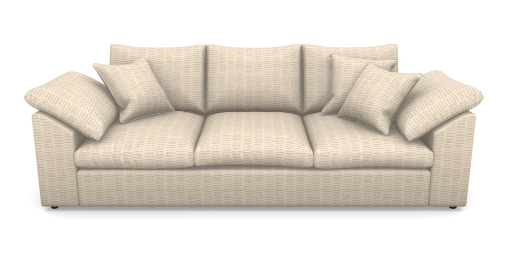 Product photograph of Big Softie Sloped Arm Sloped Arm 4 Seater Sofa In Cloth 18 - Daub - Rose from Sofas and Stuff Limited