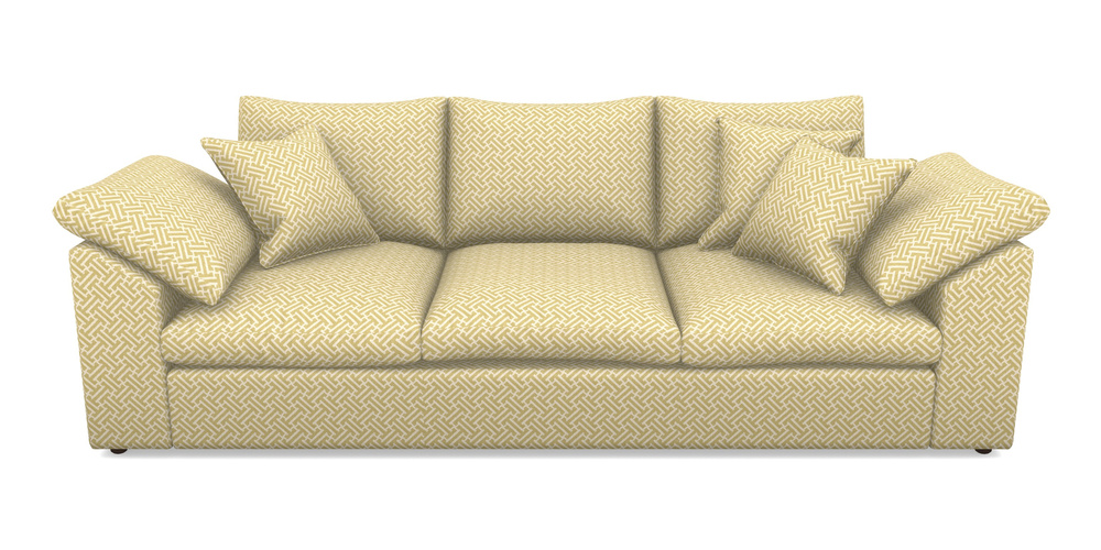 Product photograph of Big Softie Sloped Arm Sloped Arm 4 Seater Sofa In Cloth 18 - Key - Summer from Sofas and Stuff Limited
