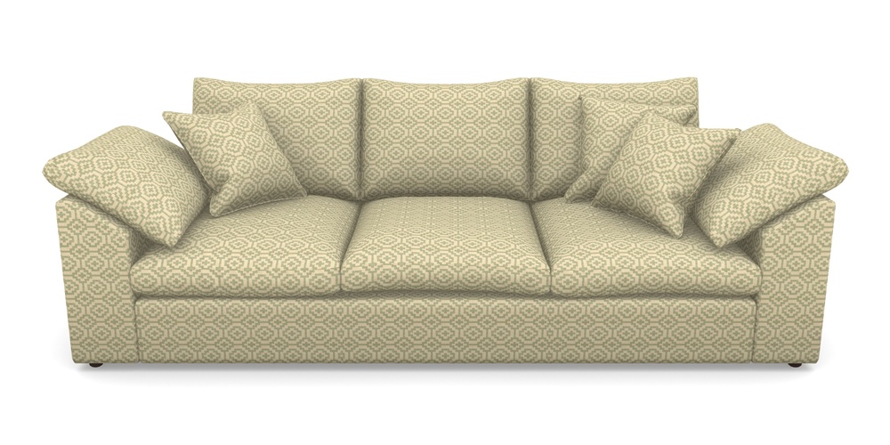 Product photograph of Big Softie Sloped Arm Sloped Arm 4 Seater Sofa In Cloth 18 - Tile - Fennel from Sofas and Stuff Limited