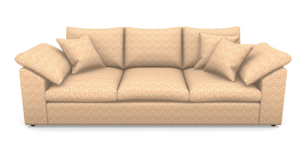 Product photograph of Big Softie Sloped Arm Sloped Arm 4 Seater Sofa In Cloth 18 - Tile - Flamingo from Sofas and Stuff Limited