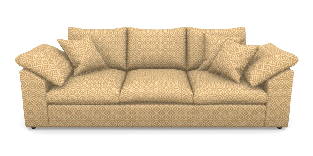 Product photograph of Big Softie Sloped Arm Sloped Arm 4 Seater Sofa In Cloth 18 - Tile - Fudge from Sofas and Stuff Limited