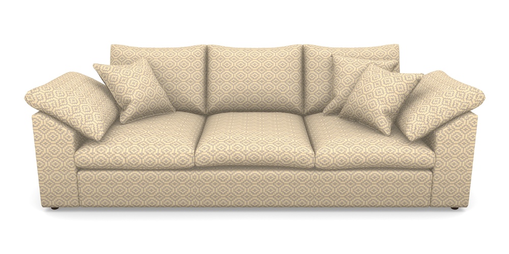 Product photograph of Big Softie Sloped Arm Sloped Arm 4 Seater Sofa In Cloth 18 - Tile - Lavender from Sofas and Stuff Limited