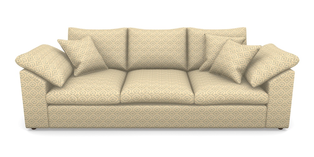 Product photograph of Big Softie Sloped Arm Sloped Arm 4 Seater Sofa In Cloth 18 - Tile - Monsoon from Sofas and Stuff Limited
